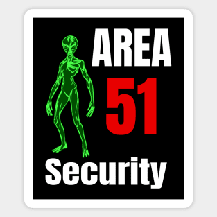Area 51 Alien Security Design Magnet